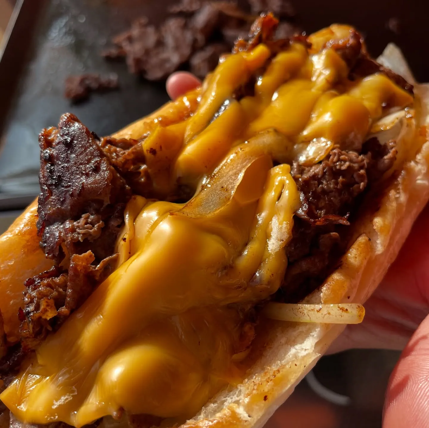 (フィリーチーズステーキサンド)大名でファーストフードなら|...